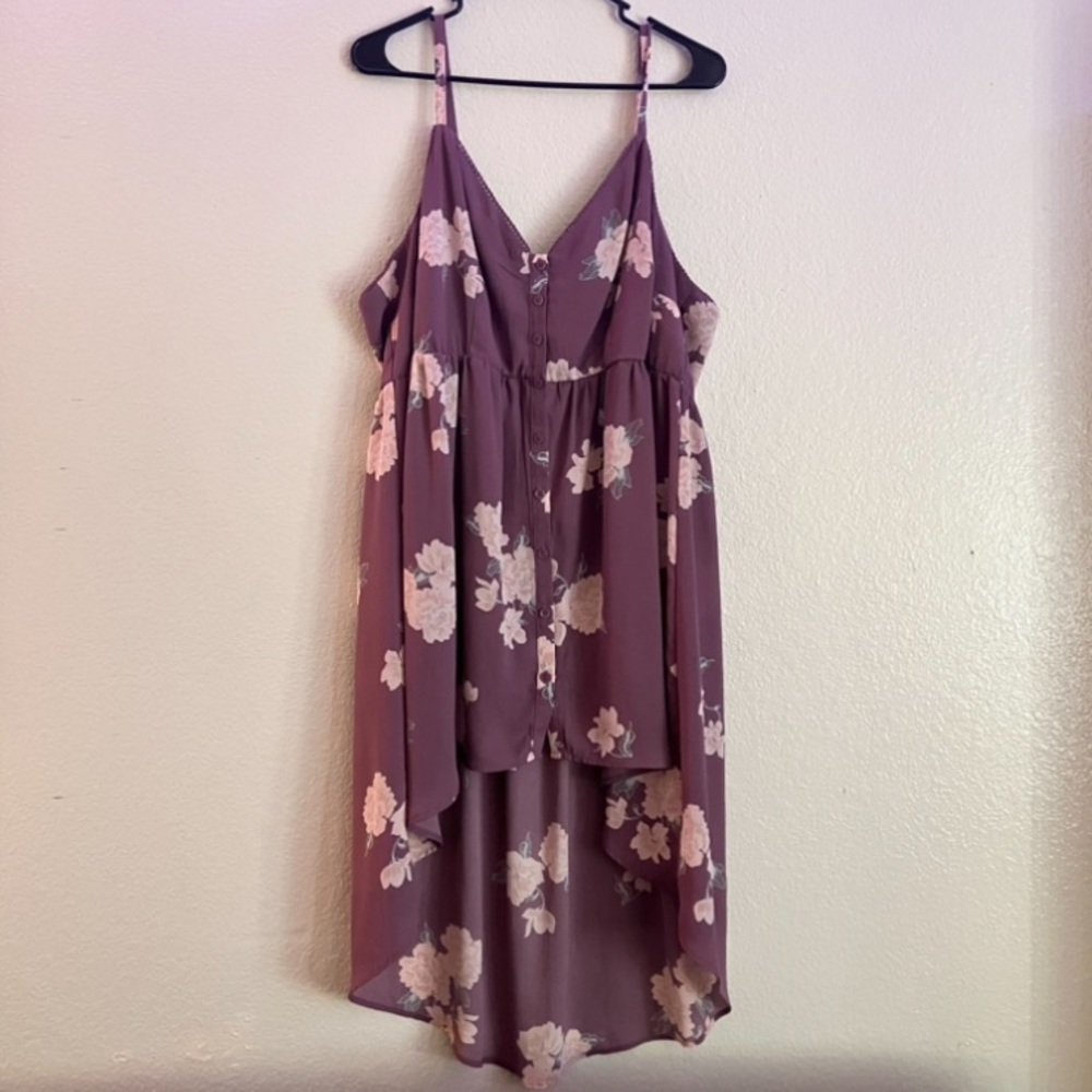 Torrid High-Low Floral Dress